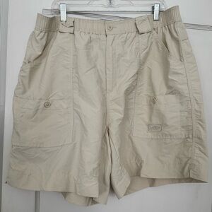 AFTCO original fishing shorts in natural light khaki men’s 42